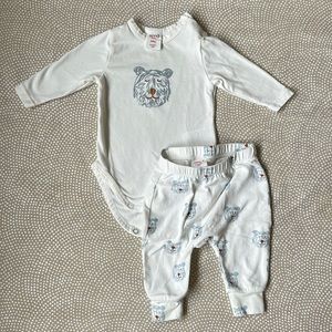 Seed newborn bear print set